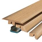 Sandy Cove Oak 0.75 in. Thick x 2.37 in. Wide x 78.75 in. Length Laminate 4-in-1 Molding
