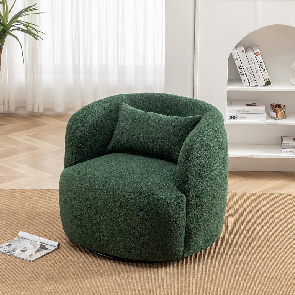 Swivel chair green discount