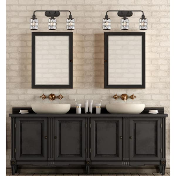 Sophie 3-Light Oil Rubbed Bronze Wall Mount Bath Light