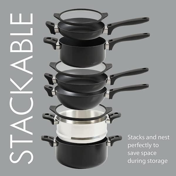 Stackable Pot Set, Stainless Steel - EGO @ RoyalDesign