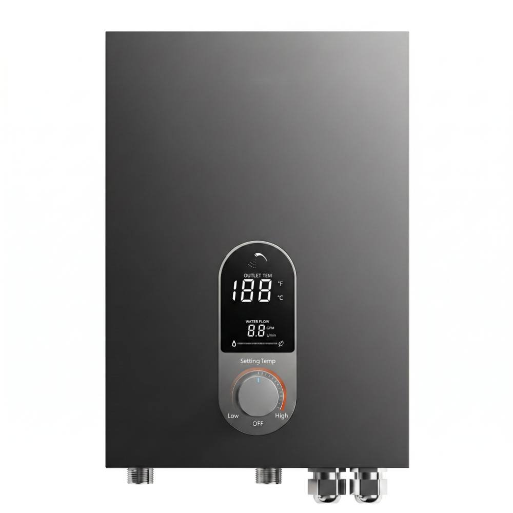 18KW Tankless Electric Water Heater, 240V Instant Hot Water Heater in Gunmetal Gray with LED Display, Safety Protection price history on PriceWatchPro