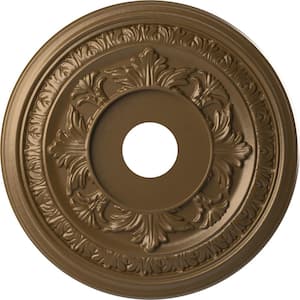 19 in. O.D. x 3-1/2 in. I.D. x 1 in. P Baltimore Thermoformed PVC Ceiling Medallion in Metallic Champagne Bronze