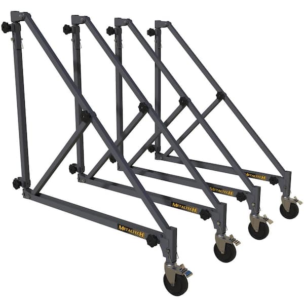 MetalTech 46 in. Outrigger Set with 5 in. Caster Wheels for Indoor  Scaffold, 1000 lbs. Load Capacity (Set of 4) I-BMSO4TT - The Home Depot