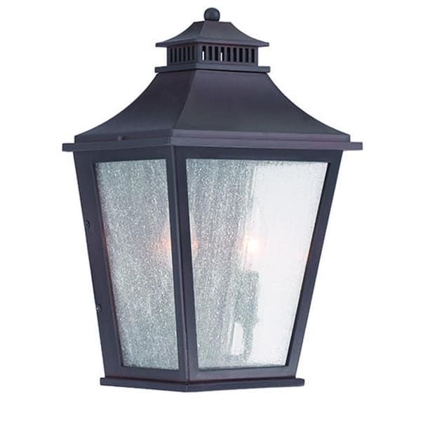 HomeRoots 14.5 in. Yellow Outdoor Hardwired Sconce with No Bulbs Included