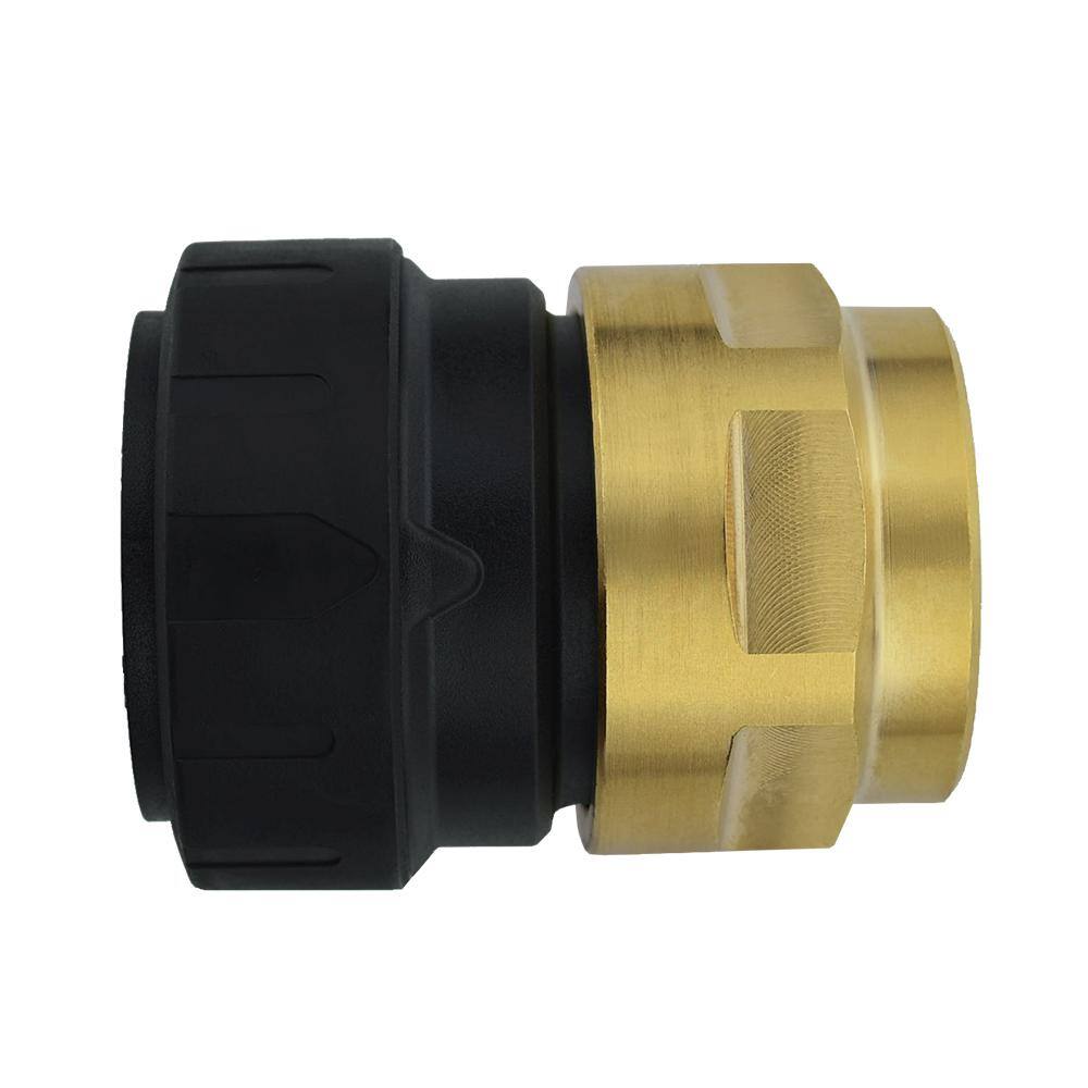 Reviews for SharkBite 1 in. CTS x 1 in. NPS Brass ProLock Pushto