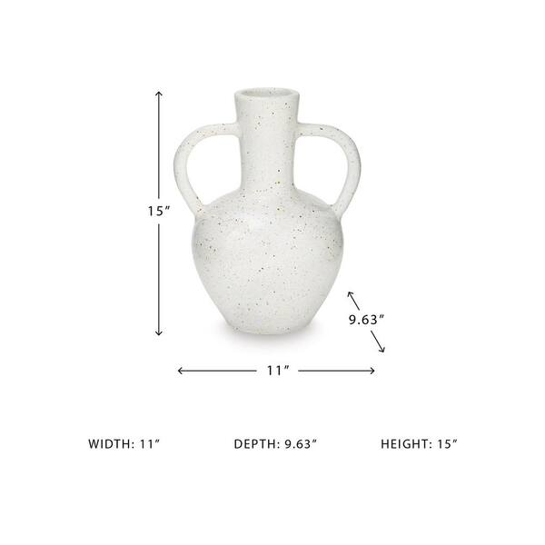 Signature DESIGN BY ASHLEY Dallinworth 16 in. White Terra Cotta