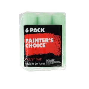 Painter's Choice 9 in. x 3/8 in. Fabric Medium-Density Roller Cover (6-Pack)
