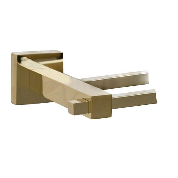 Barclay Products Jordyn 24 in. Double Towel Bar in Polished Brass