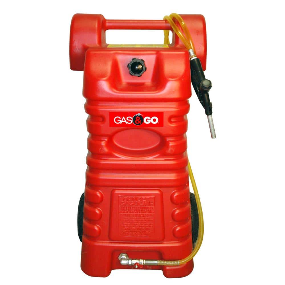TARKII 2-Gallon Gasoline Container Red Fuel Can for Vehicles，Portable Gas Tank with 2G Capacity 2 pcs, Red