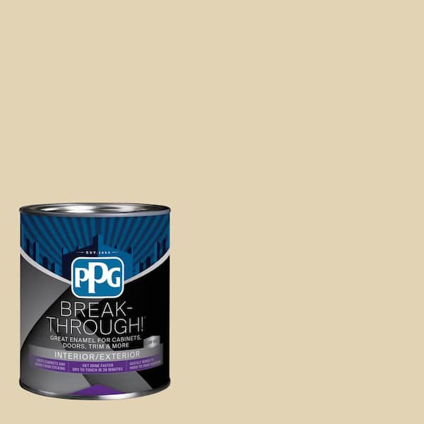 Break-Through! 1 qt. PPG1094-2 Loofah Satin Door, Trim & Cabinet Paint