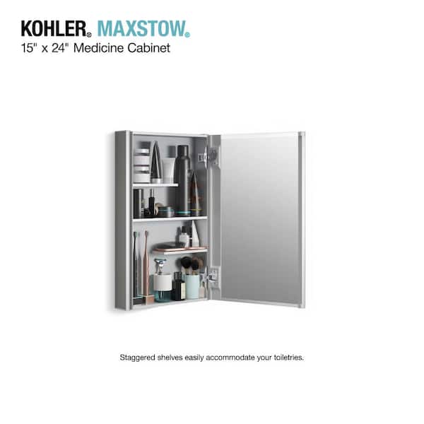 KOHLER Maxstow  in. x  in. Frameless Surface Mount Soft Close