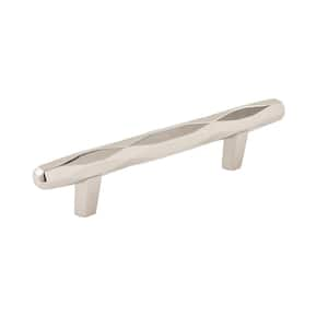 St. Vincent 3-3/4 in. (96mm) Modern Polished Nickel Bar Cabinet Pull