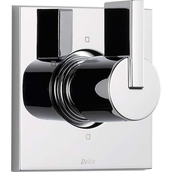 Delta Vero 1-Handle 6-Setting Diverter Valve Trim Kit in Chrome (Rough in Not Included) (Valve Not Included)