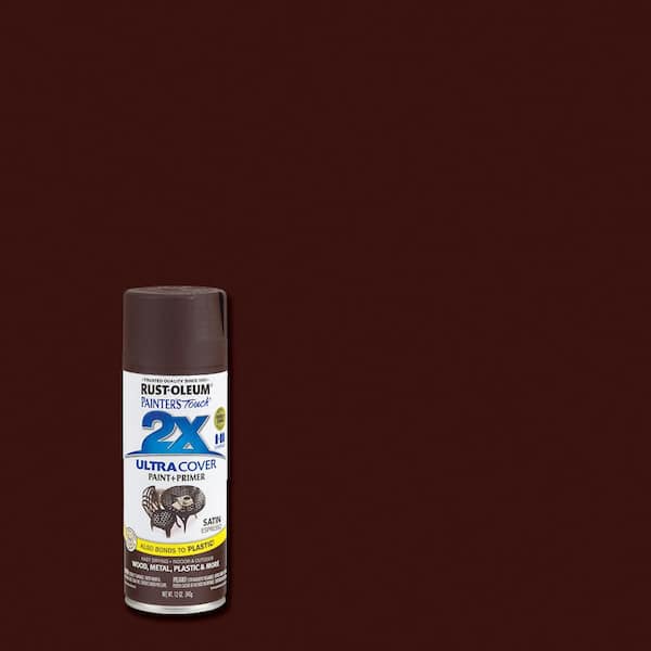 Rust-Oleum Painter's Touch 2X 12 oz. Satin Espresso General Purpose Spray Paint
