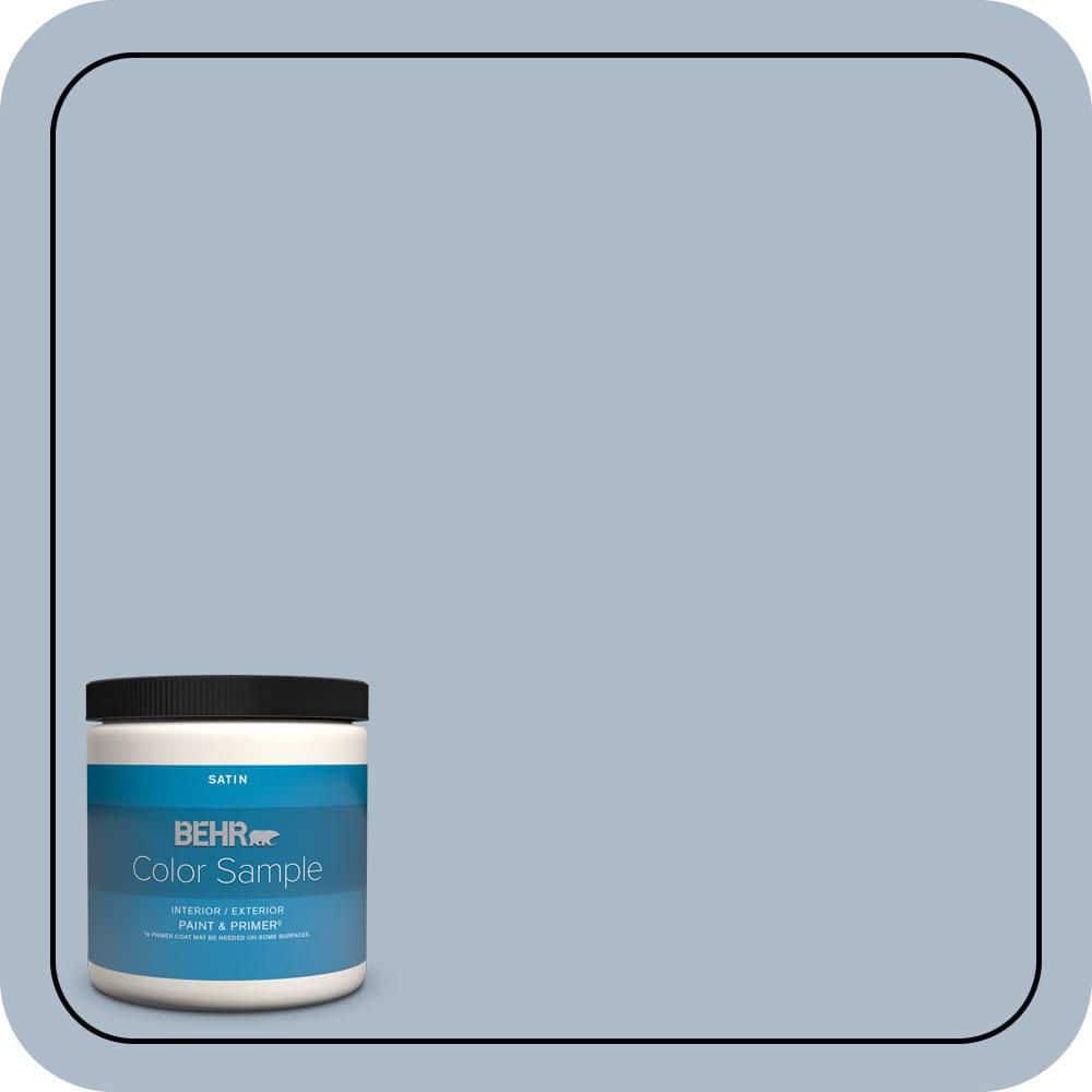 8 oz. #PPU15-16 Simply Blue Satin Enamel Interior/Exterior Paint & Primer Color Sample price history on PriceWatchPro
