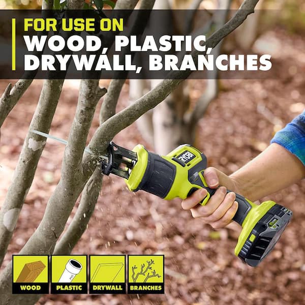 RYOBI ONE+ 18V Cordless One-Handed Reciprocating Saw (Tool Only