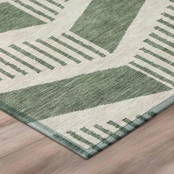 Chantille Machine Washable Indoor/Outdoor Abstract ACN2910 Basil 2 ft. x 3 ft. Accent Rug
