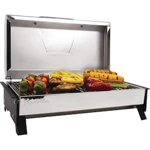 Portable Profile 150 Propane Gas Grill in Stainless Steel