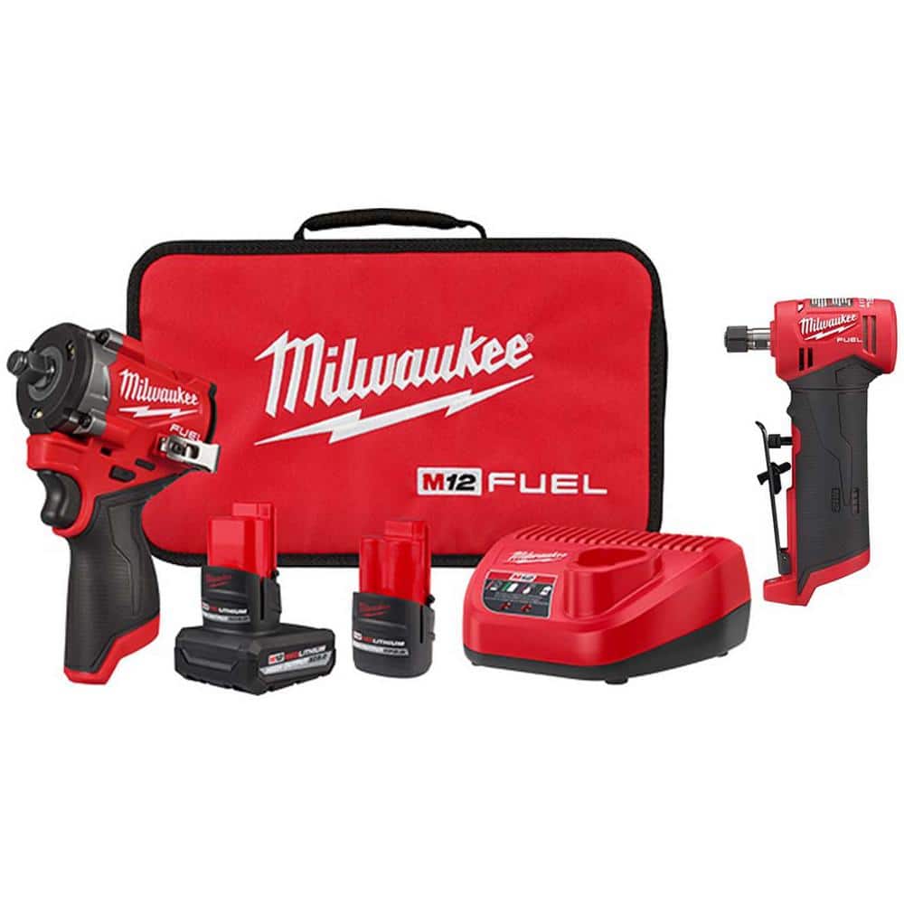 Clé à Chocs Milwaukee M12 FUEL 12V Sans Balais 3/8" - Outil Nu (sans Batterie Ni Chargeur)
