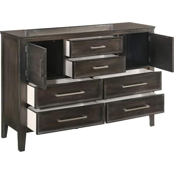 NEW CLASSIC HOME FURNISHINGS Andover Nutmeg 6 Drawer 60 in