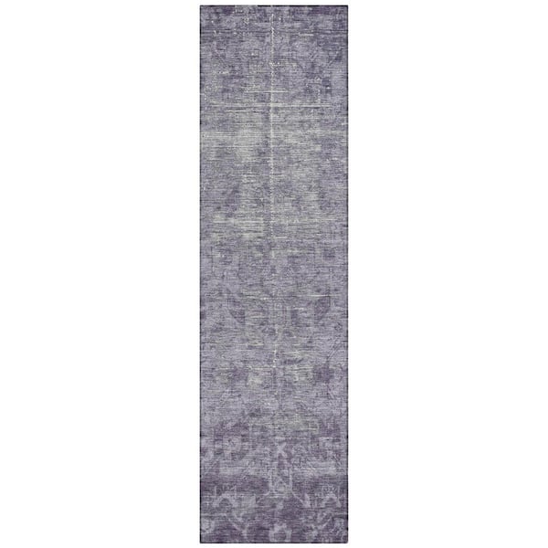 Addison Rugs Chantille Machine Washable Indoor/Outdoor Abstract ACN1228 Purple 2 ft. 3 in. x 7 ft. 6 in. Area Rug