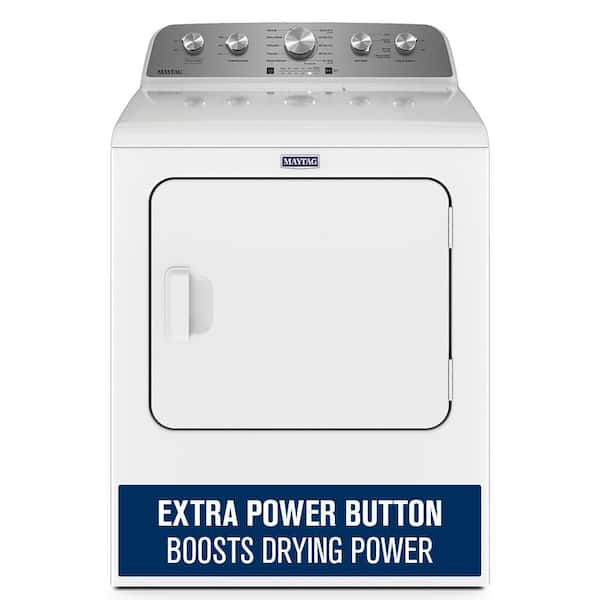 7.0 cu. ft. Vented Gas Dryer in White