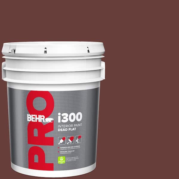 BEHR PRO 5 gal. #PPU2-01 Chipotle Paste Dead Flat Interior Paint