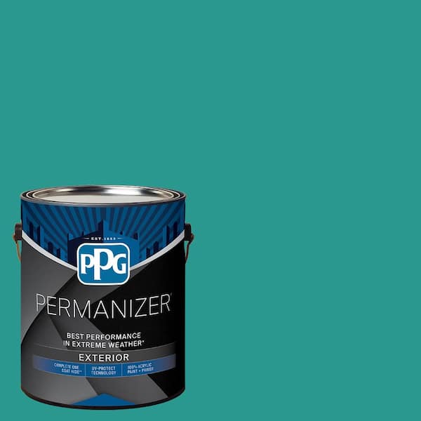1 gal. PPG1231-6 Azure Tide Semi-Gloss Exterior Paint