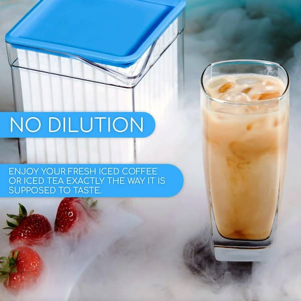 Coldwave 16 oz. 3-Piece Blue Refrigerator to Freezer Container Ultimate Beverage Chiller