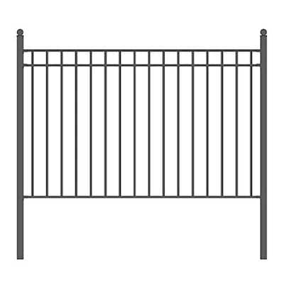 Black - Metal Fence Panels - Metal Fencing - The Home Depot