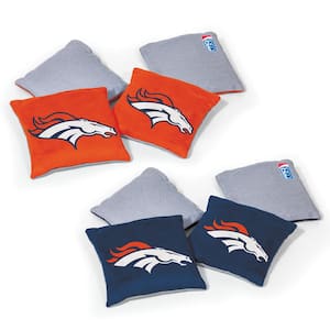 Denver Broncos 16 oz. Dual-Sided Bean Bags (8-Pack)