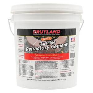 25 lbs. Castable Refractory Cement Tub