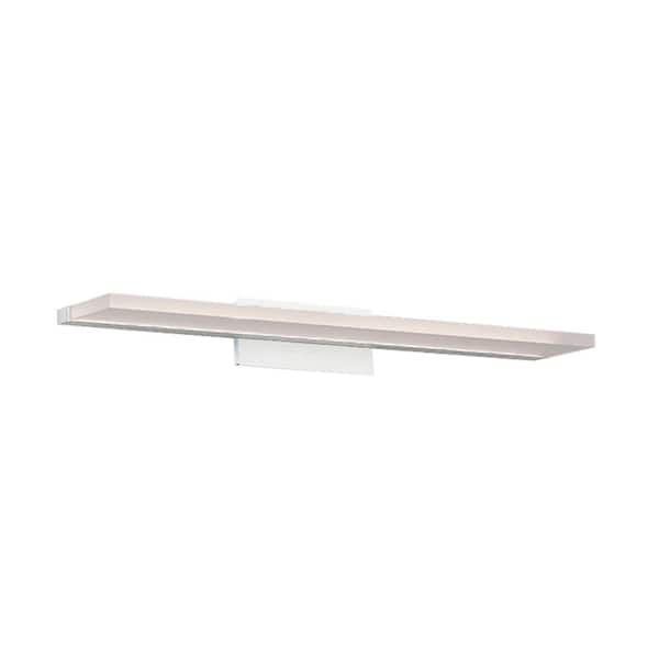 WAC Lighting Level 24 in. White LED Vanity Light Bar and Wall Sconce, 3500K