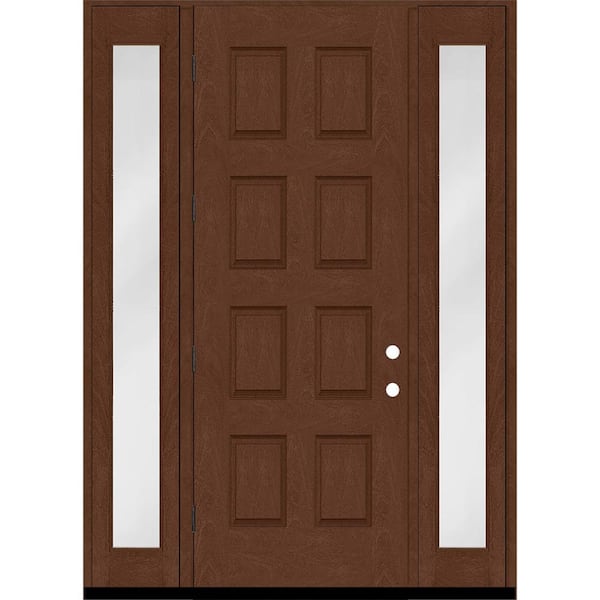 Steves & Sons Regency 64 In. X 96 In. 8-panel Rhos Chestnut Stain 