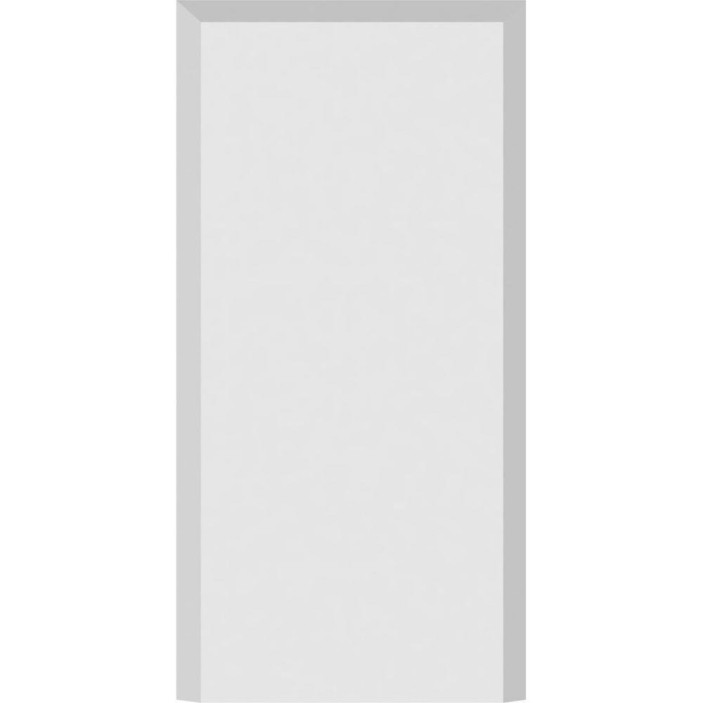 Unfinished White Moisture Resistant Plinth Block