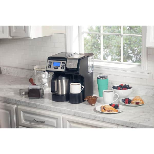 Trio 2-Way Coffee Maker, Compatible with K-Cup Pods or Grounds