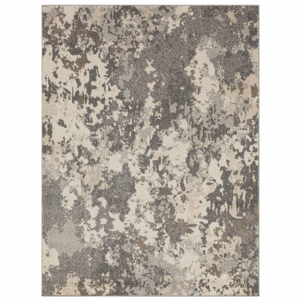 Mohawk Home Pershore Gray 7 ft. 10 in. x 10 ft. Area Rug