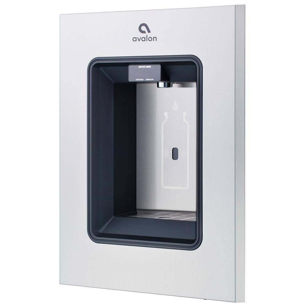 Avalon Stainless Steel In-Wall Sensor Bottle Filler with Digital Display