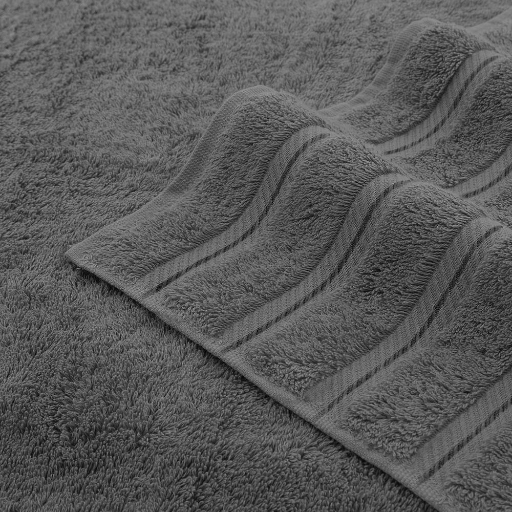 Gray 6-Piece Turkish Cotton Towel Set