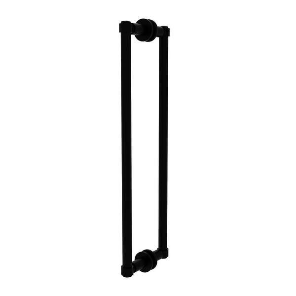Allied Brass Contemporary 18 in. Back to Back Shower Door Pull in Matte