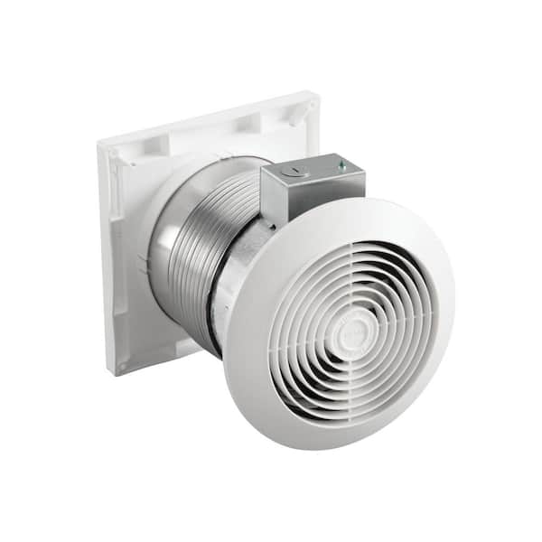 Broan-NuTone 70 CFM Through-Wall Utility Exhaust Fan for Garage, Kitchen, Laundry, and Rec Cooms