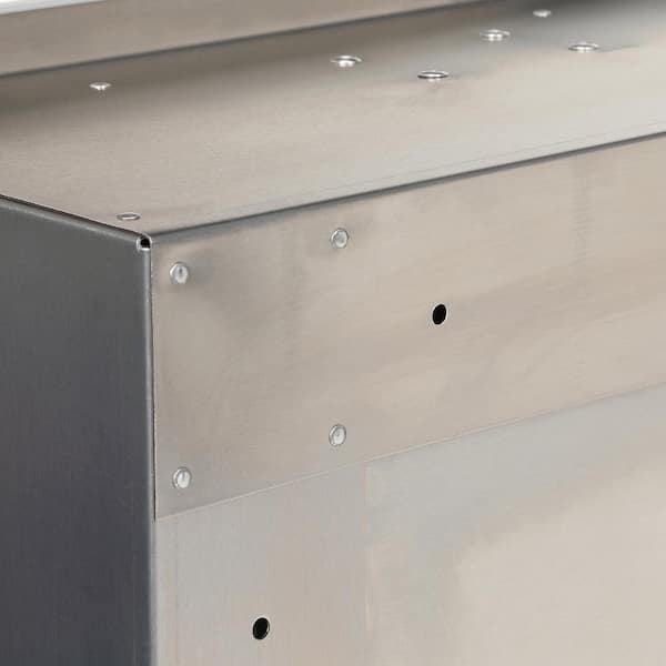 Salsbury Industries Aluminum Recessed-Mounted USPS Access Vertical