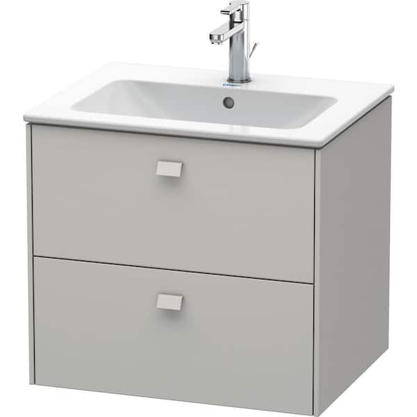 Duravit Brioso 18.88 in. W x 24.38 in. D x 21.75 in. H Bath Vanity Cabinet without Top in Concrete Gray