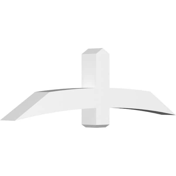 Ekena Millwork Bellingham 72 in. W x 21 in. H x 6 in. D Signature Polyurethane Bracket