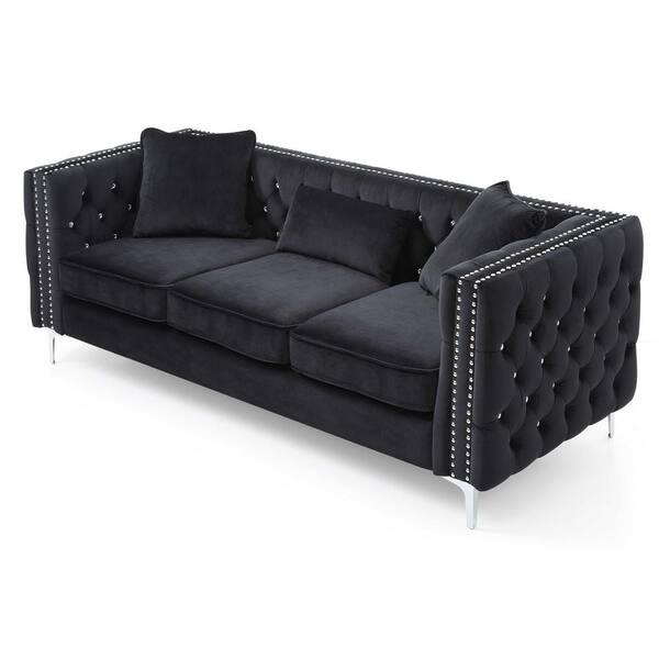6 Pcs Upholstery Patch Sofa Couch approx. 30 x 20 cm/ 12 x 8 inches, Black
