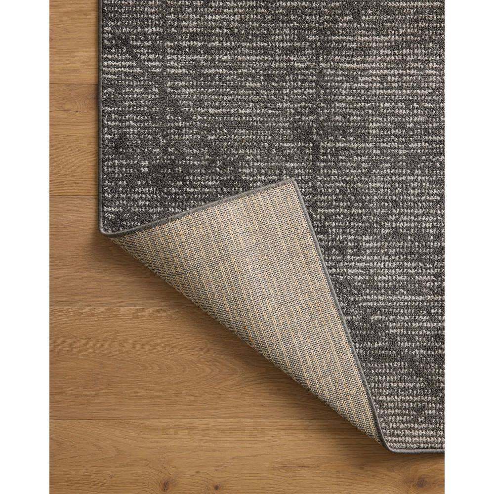 Ivory Diamond Pattern Stain-Resistant Synthetic Square Rug