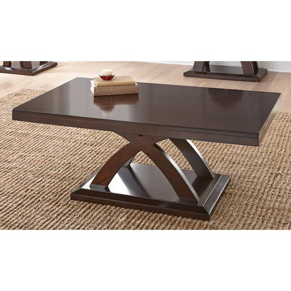 Jocelyn 48 In Espresso Cherry Large, Cherry Coffee Table With Storage