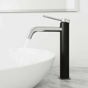 Lexington Single Handle Single-Hole Bathroom Vessel Faucet in Brushed Nickel