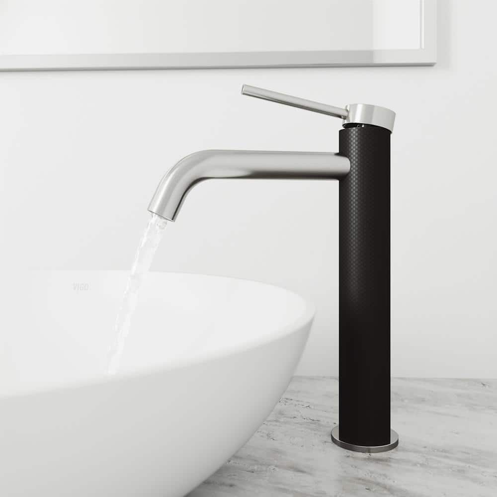 Lexington Brushed Nickel Single-Handle Vessel Bathroom Faucet