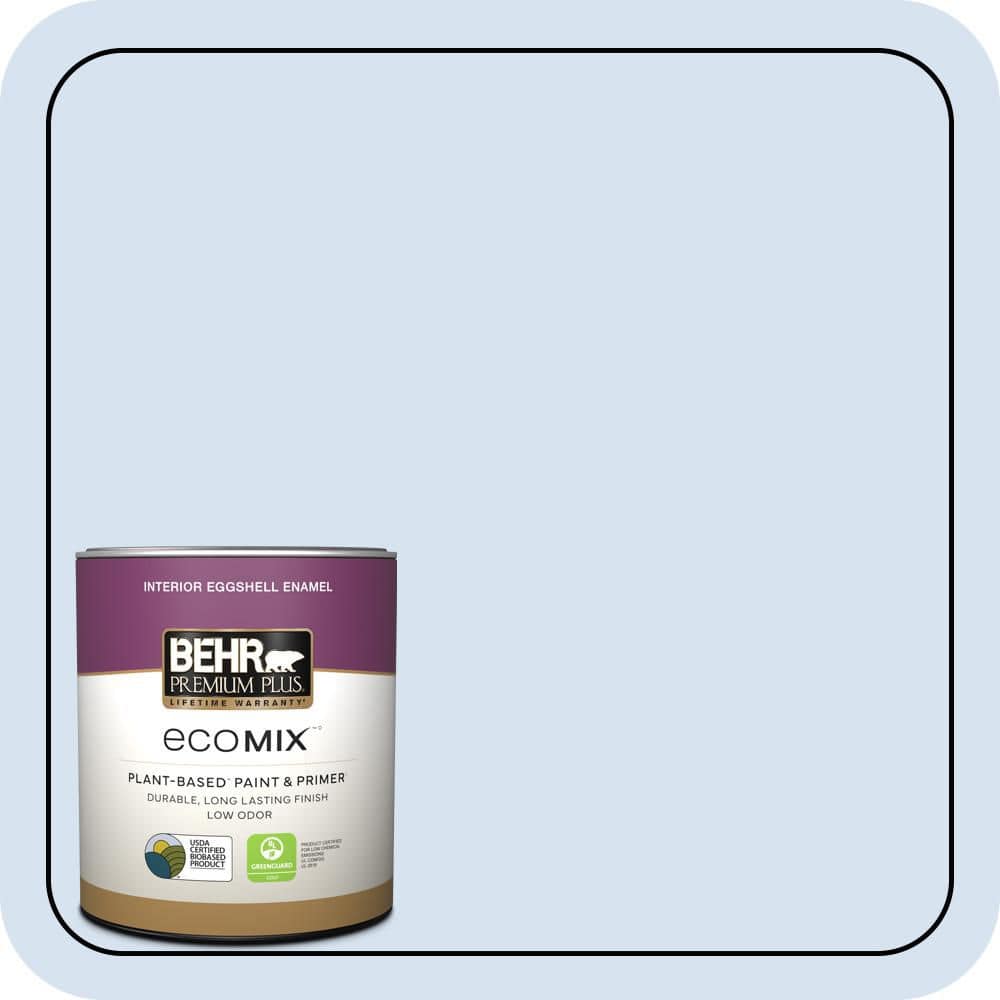 1 qt. #PPL-23 Blooming Aster Eggshell Enamel EcoMix Plant-Based Interior Paint & Primer price history on PriceWatchPro